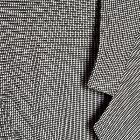 Canali Proposta Gray Houndstooth Dinner Jacket Made in Italy Men Size US 44R - Picture 9 of 13